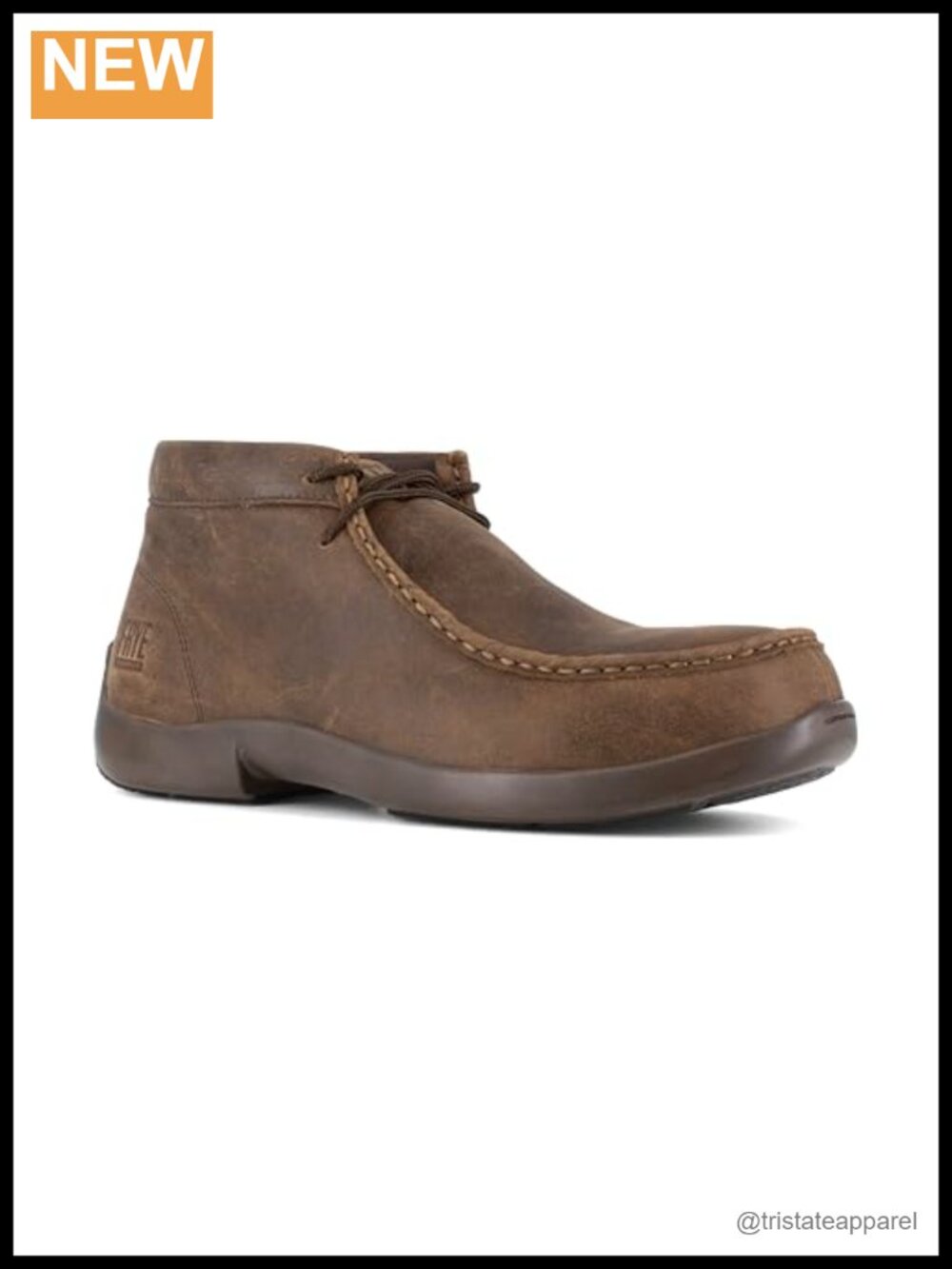 Frye Supply Women's Safety-Crafted Utility Moc Composite Toe Chukka Boots